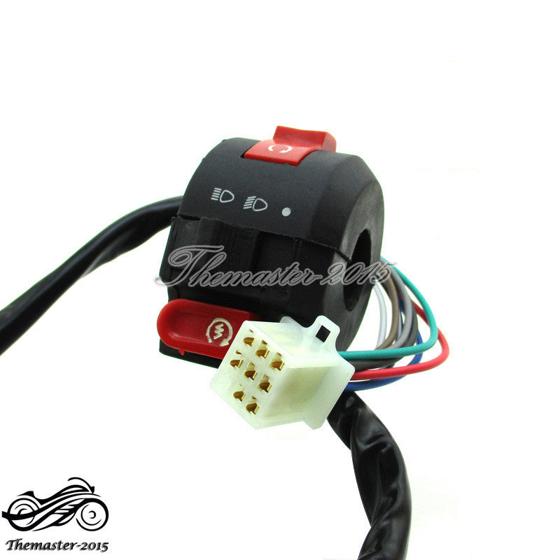 ya 5 8.7 8 Wire ATV Kill Light Start Switch Chinese 50cc 70cc 90cc 110cc Kazuma ATV Quad