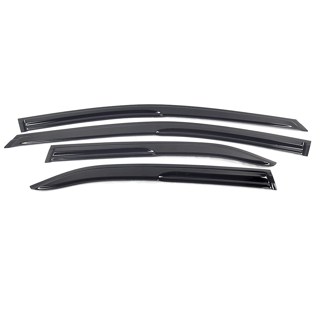 ya 4 6.17 Tape-on Rain Guard Window Visor Vent Shade Deflector for 2018-2024 for Toyota for Camry