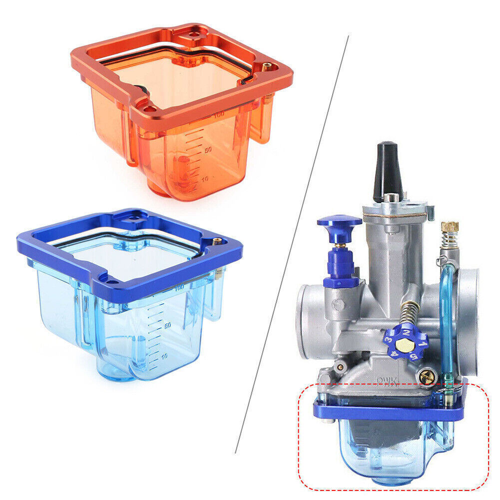 ya 4 6.17 For I/II/III Carb 1x Transparent Carburetor Bottom Float Bowl Plastic Shell