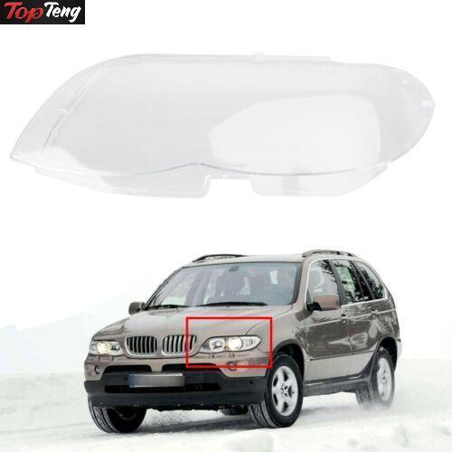 ya 1 8.5.1 Left Headlight Shell Headlight Lens Plastic Cover For X5 E53 2004-2006