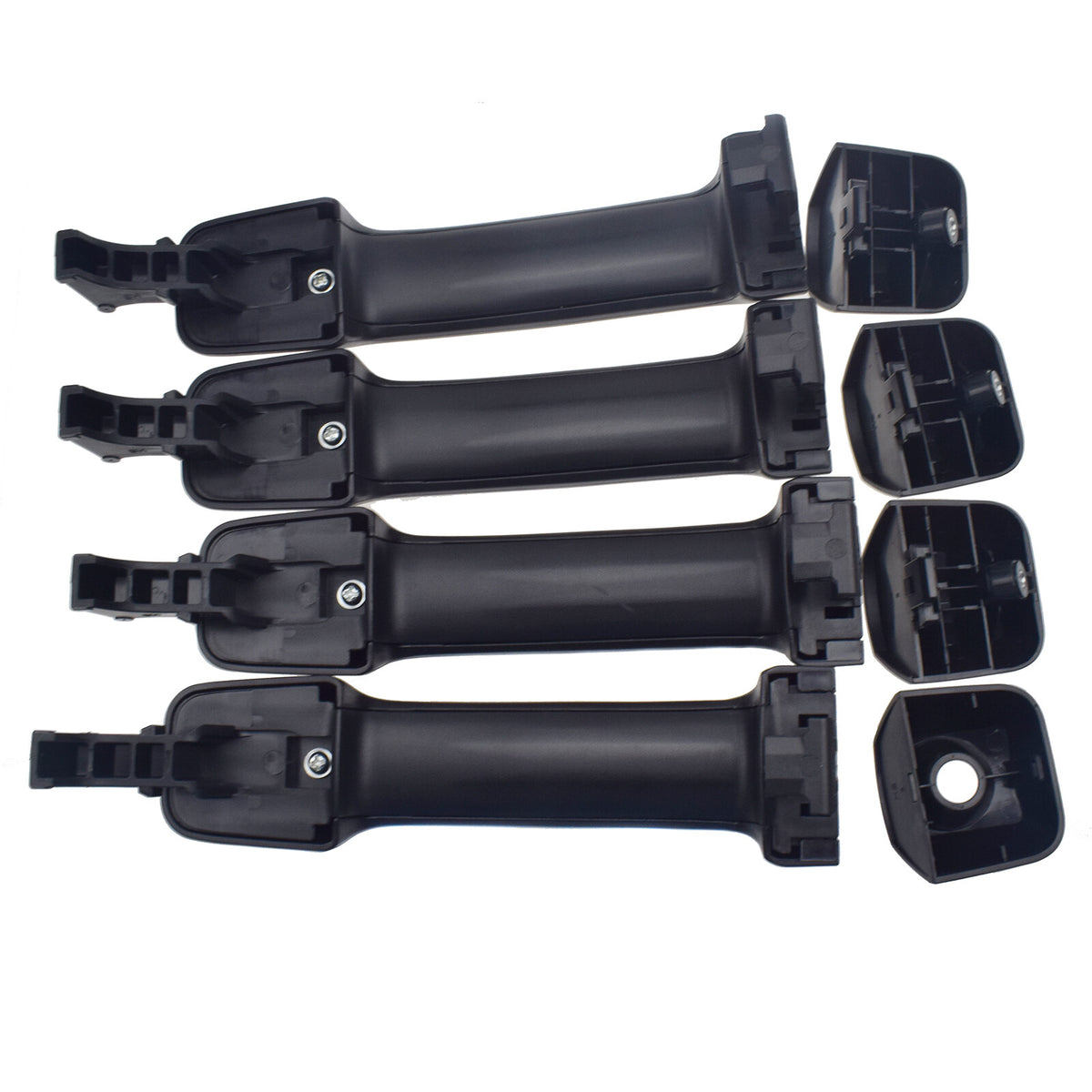 ya 5 8.7 Set of 4 Exterior Door Handles Black For 2007-2018 for Toyota Tundra 69210-0C010