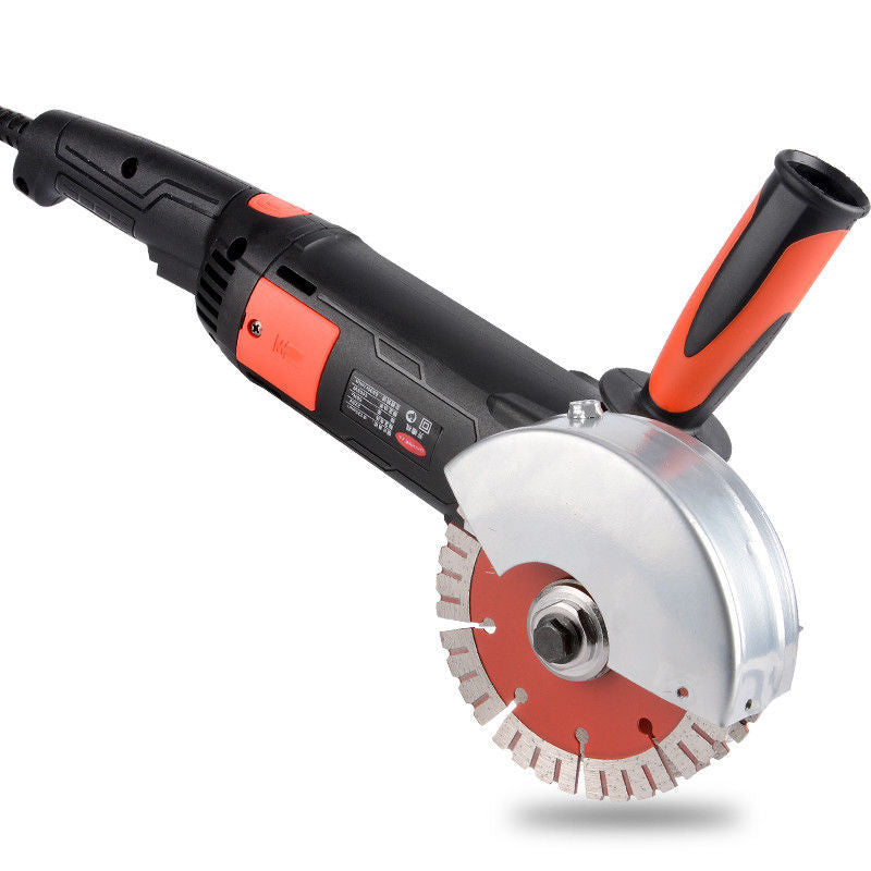220V Wall groove cutting machine Dust-proof concrete cutting machine 1800W