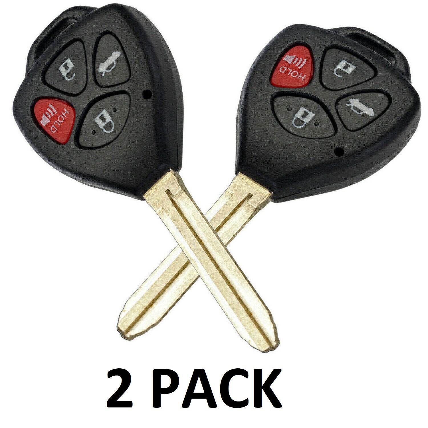 ya 10 5.28 2x Remote Car Key Fob Shell Case for Toyota for Camry Rav4 2007 2008 2009 2010 2011