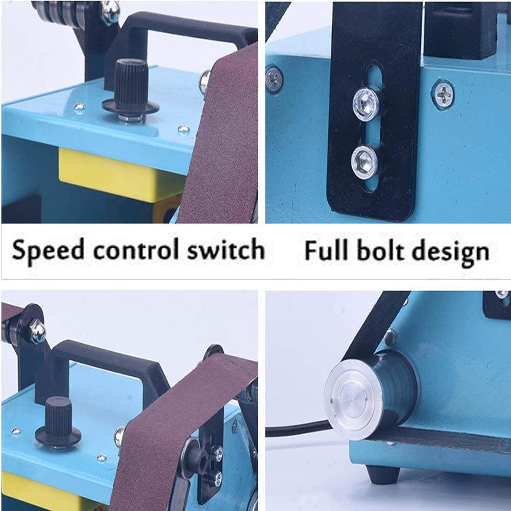 ya 17 950W Double Axis Electric Sander Sanding Belt Variable Speed Grinding Machine