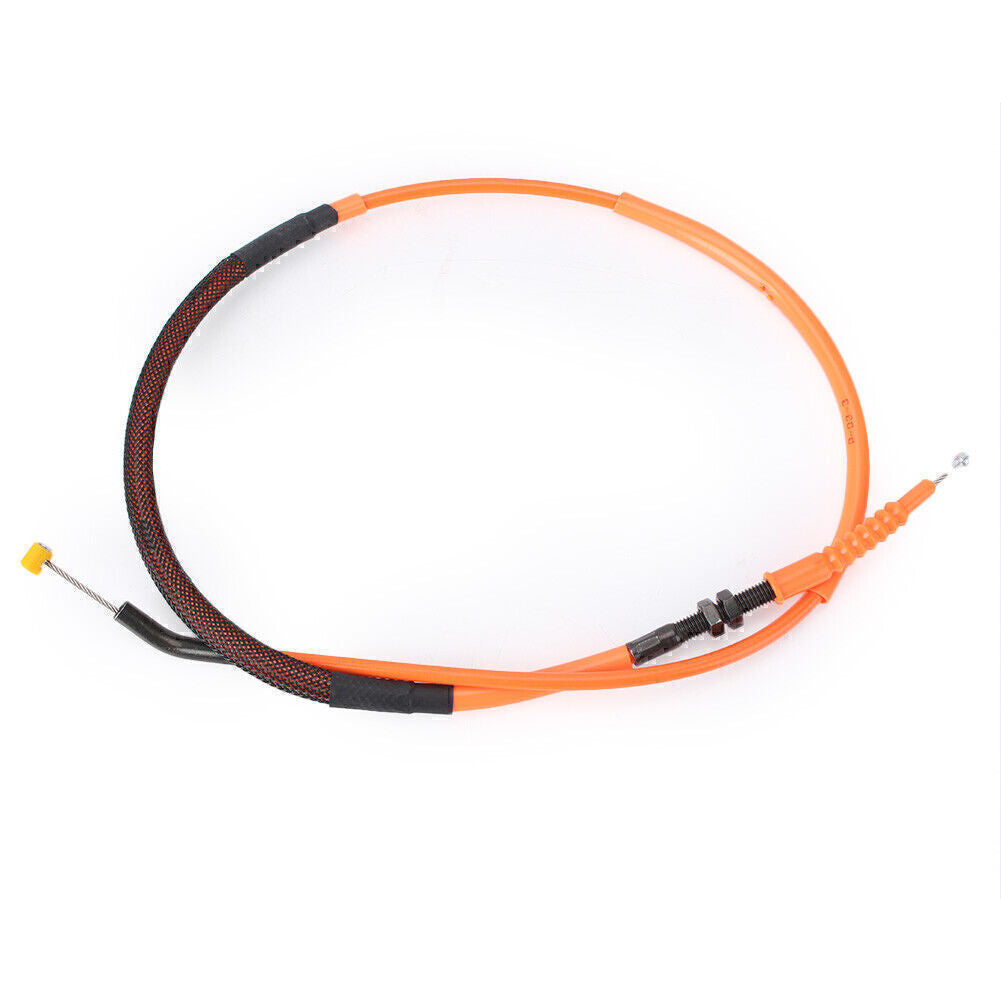 ya 1 7.7 Motorcycle Steel Clutch Cable Wire for Kawasaki ZX-6R 2009-2016 10 Orange