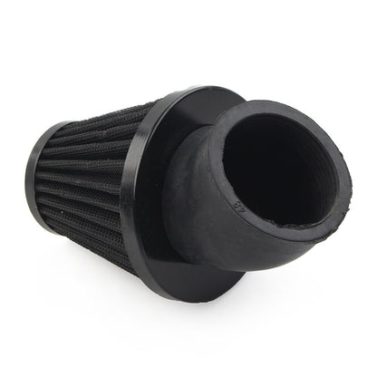 ya 5 8.7 48mm Air Intake Filter Cleaner Rubber Bend Inlet Stainless Steel Mesh