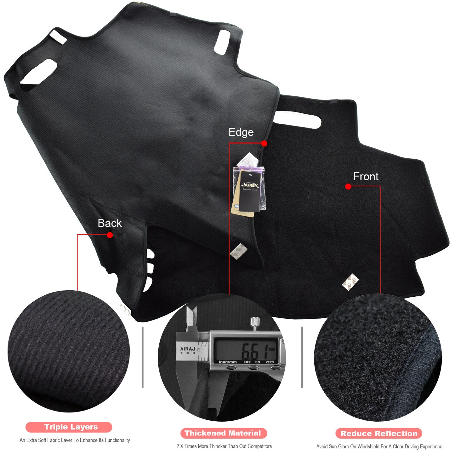 ya 5 8.7 for for Lexus RX RX330 RX350 2004-2009 08 Dashboard Cover Dashmat Dash Mat Pad Carpet