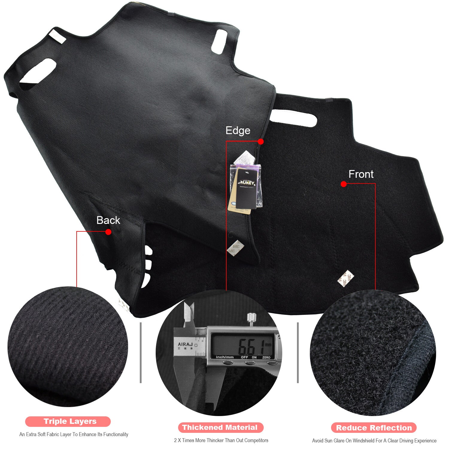 ya 5 8.7 for for Lexus RX RX330 RX350 2004-2009 08 Dashboard Cover Dashmat Dash Mat Pad Carpet