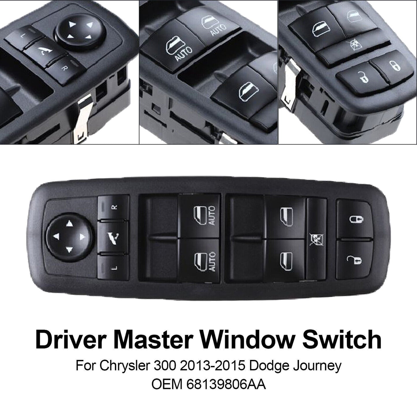ya 1 8.5.2 Driver Master Window Switch for Chrysler 300 13-15 for Dodge Journey 68139806AA