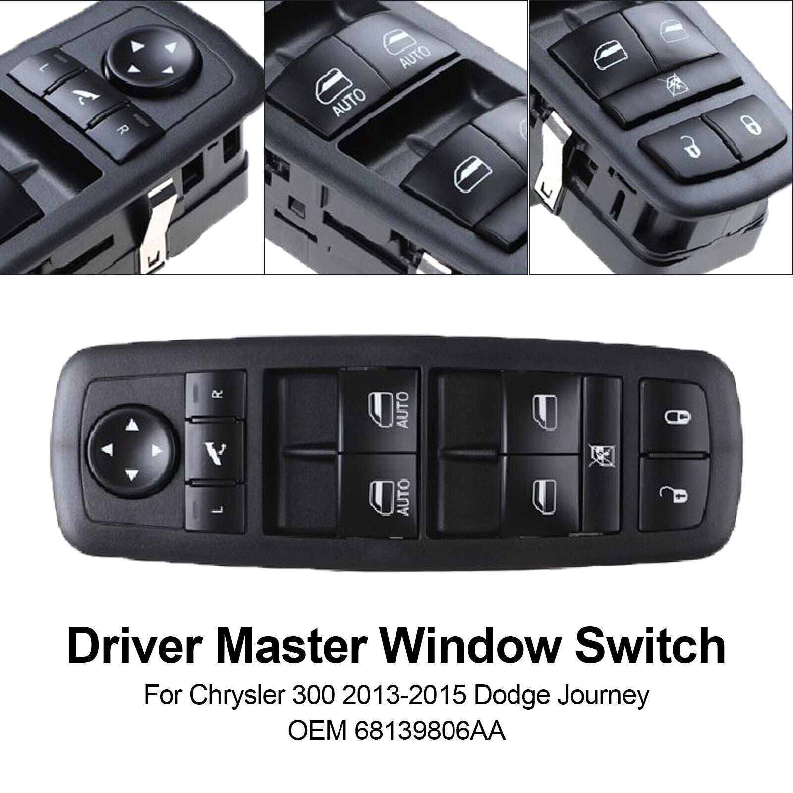 ya 1 8.5.2 Driver Master Window Switch for Chrysler 300 13-15 for Dodge Journey 68139806AA