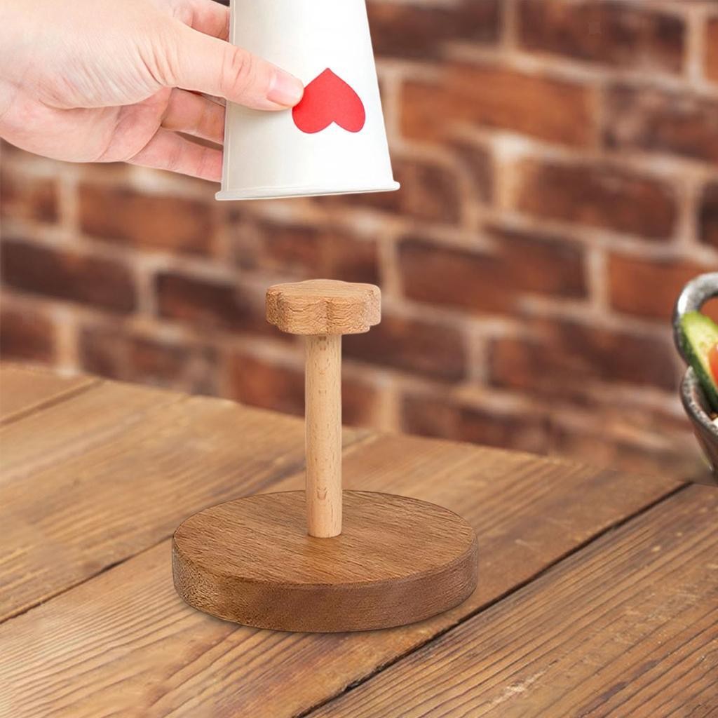 ya 25 Cup Holder Stability Paper Cup Storage Rack for Bedside Restaurant Kitchen