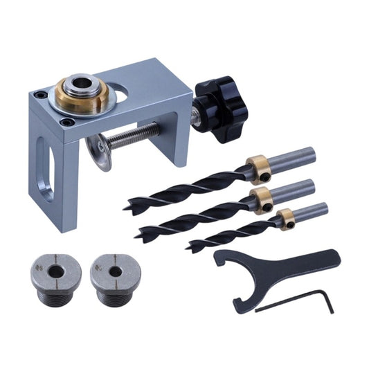 ya 17 Pise Woodworking Tool for Cabinet Flush Mount Cabinet Hinge Hole Alignment