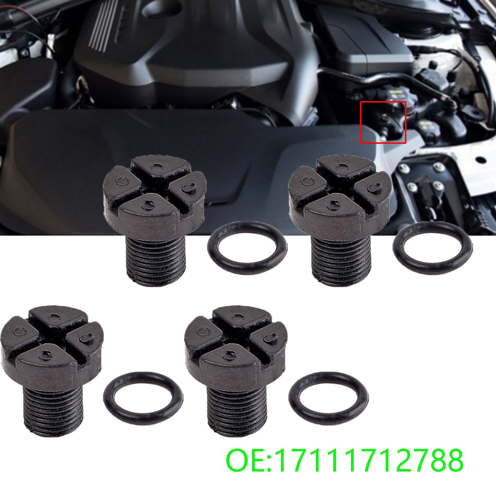 ya 27 7.20 for JEEP GRAND CHEROKEE for WRANGLER RADIATOR HOSE BLEED VENT SCREW 17111712788