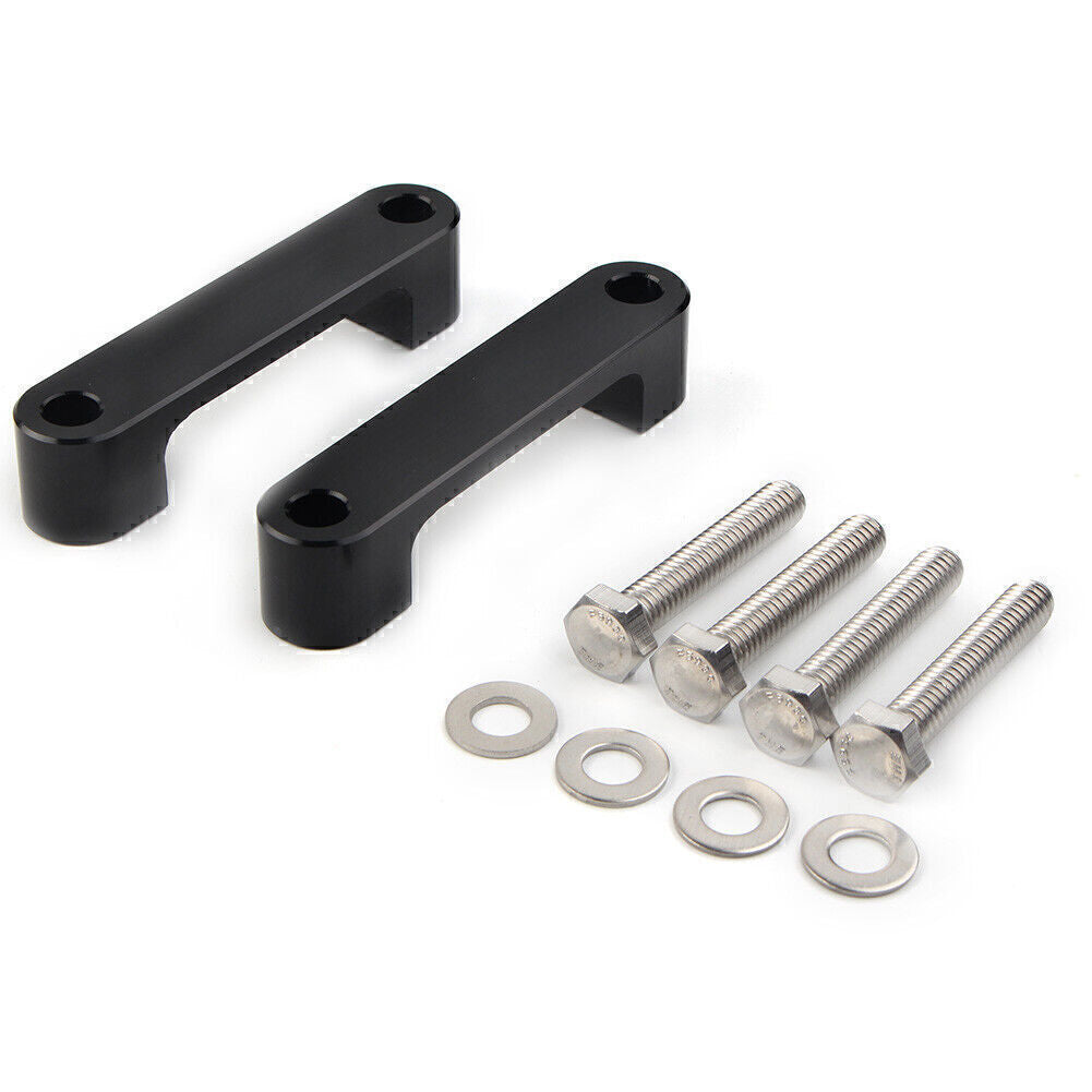 ya 5 8.7 Fit for Harley Touring 1996-2013 97 Black Wrap Front Fender Brackets Spacers 30 Inch