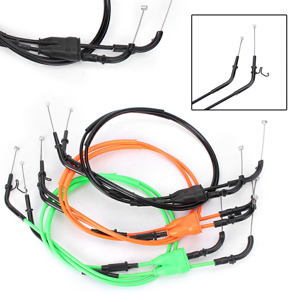 ya 5 8.7 for Kawasaki ZX10R 2006-2007 2x Motorcycle Throttle Cable Accelerator Wire
