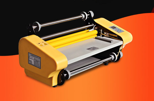 Hot and cold laminator double - sided laminating machine