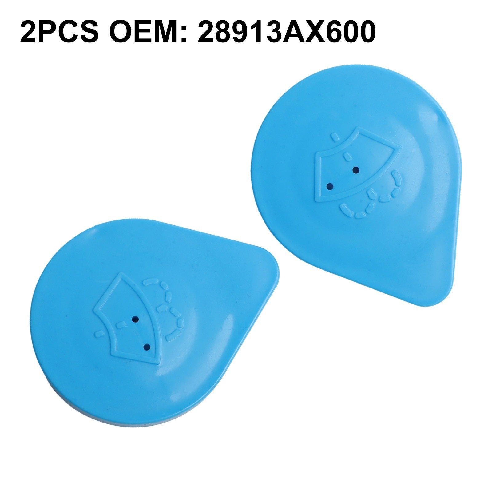 ya 5 8.7 2Pcs Wiper Wash Reservoir Cap Windscreen Washer Bottle Cap 28913AX600 for for Nissan
