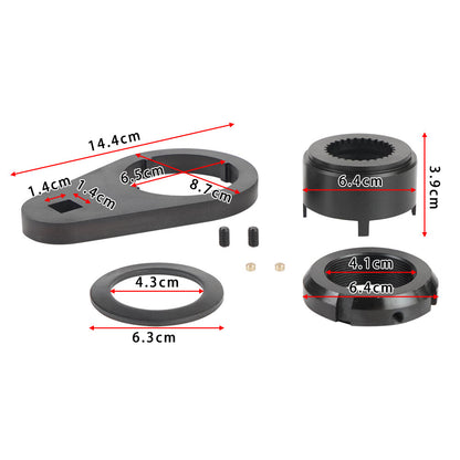 ya 5 8.7 5th Gear Lock Nut and Retainer Kit & 1/2 Drive Mainshaft for Dodge NV4500 4WD