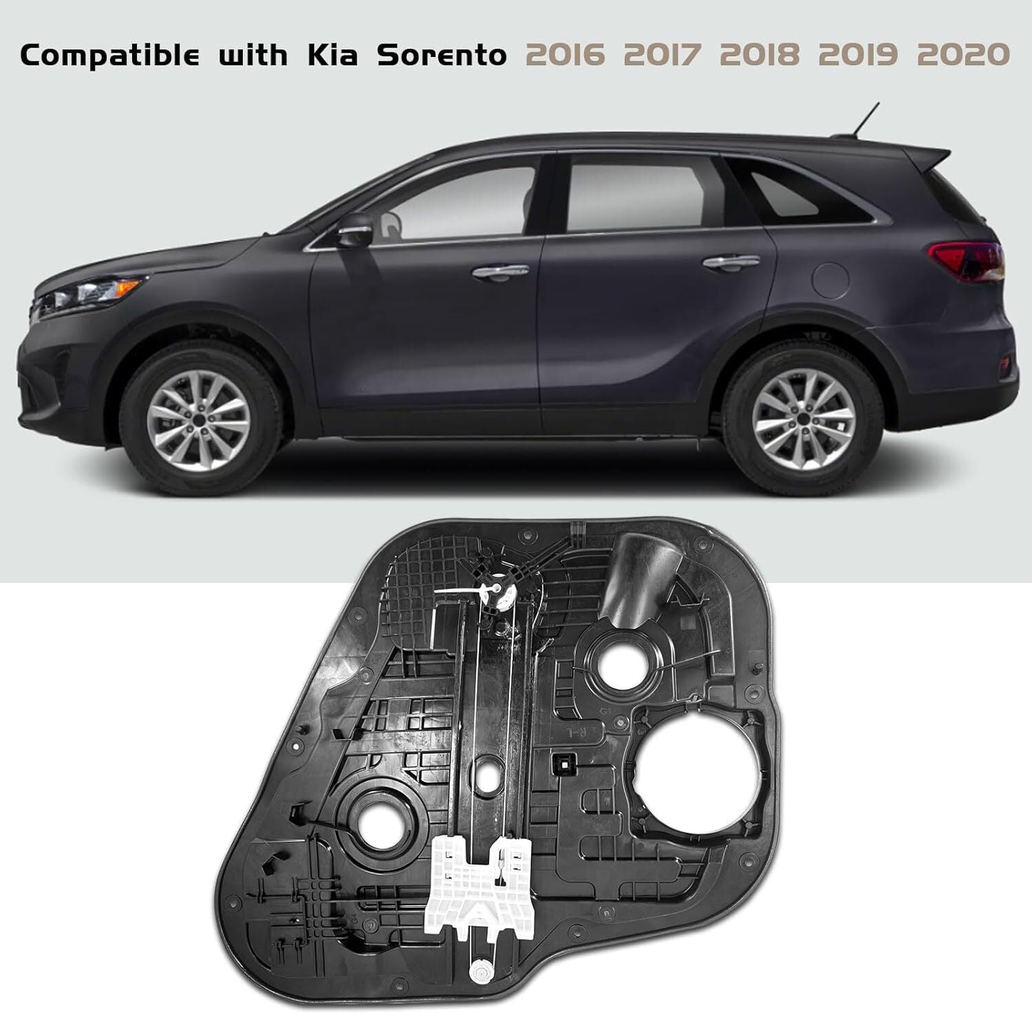 ya 11 6.6 83471C5000 for Kia for Sorento 2016-2020 Power Window Regulator Rear Left