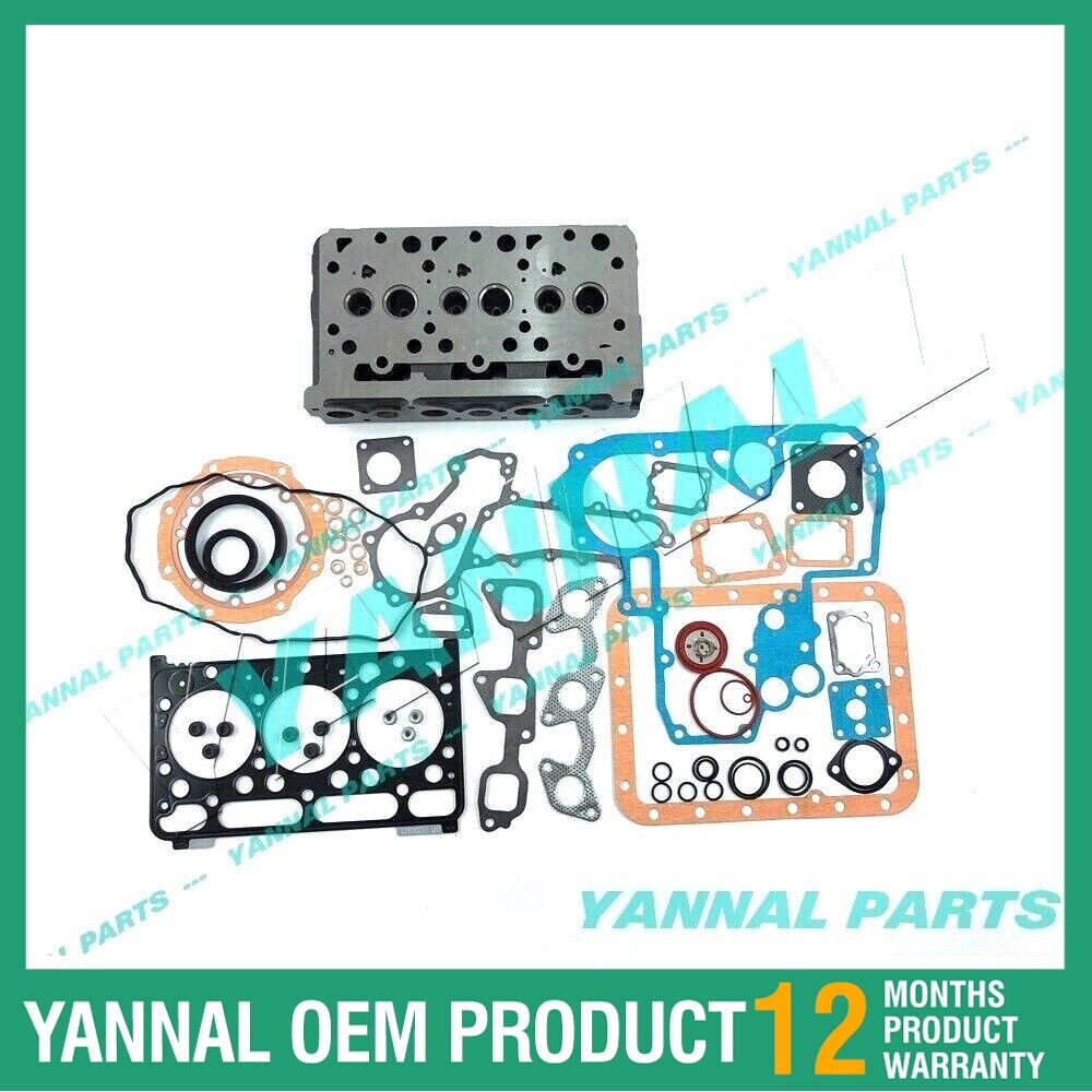 ya 27 7.2 new D1703 cylinder head with full head gasket for Kubota Bobcat engines.