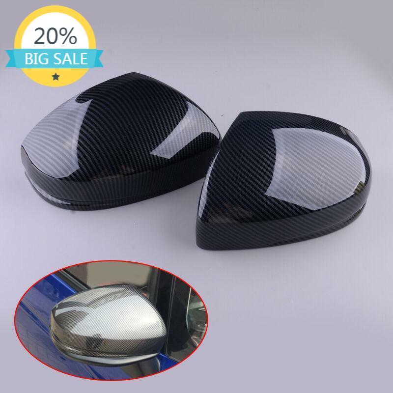 ya 1 8.5.1 Protective cover for Honda Fit Jazz 2014-18 Carbon fiber ABS outer side mirror^
