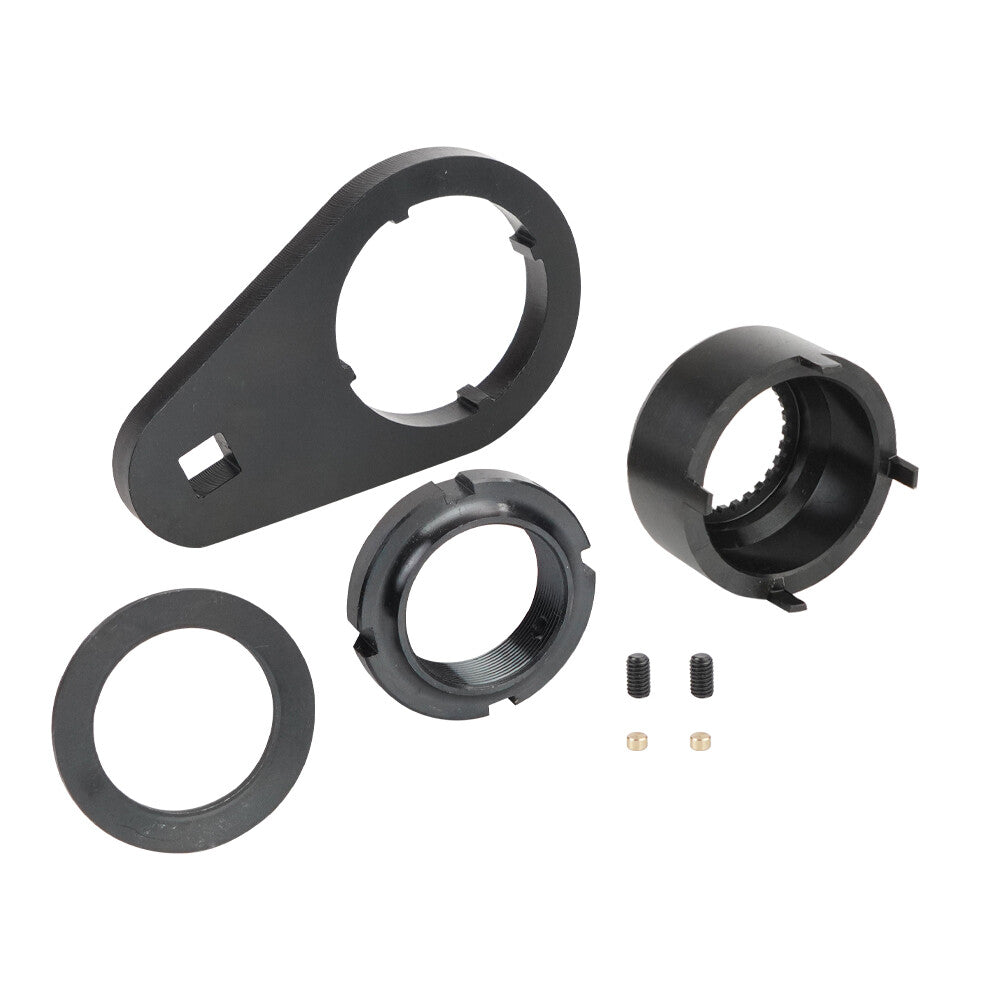 ya 5 8.7 5th Gear Lock Nut and Retainer Kit and 1/2 Inch Drive Spindle for Dodge NV4500 4WD