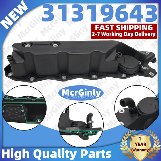 ya 11 6.5 Valve Cover with Gasket For XC60 V60 S80L XC70 V70 S60 31319643 30757223 3.0L