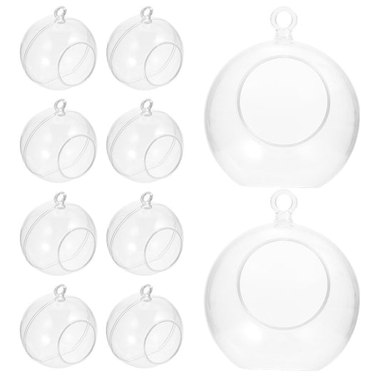 ya 25 10 Pcs Clear Fillable Or ment Balls Or ments Empty Transparent