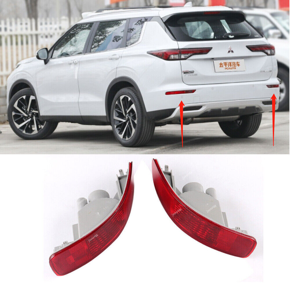 ya 1 8.5.1 A pair of rear left and right bumper reflectors and tail fog lights suitable for Outlander