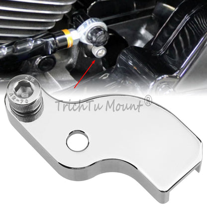 ya 5 8.7 Chrome Gear Shift Neutral Assist Bracket for Harley Softail FLFB Touring Glide
