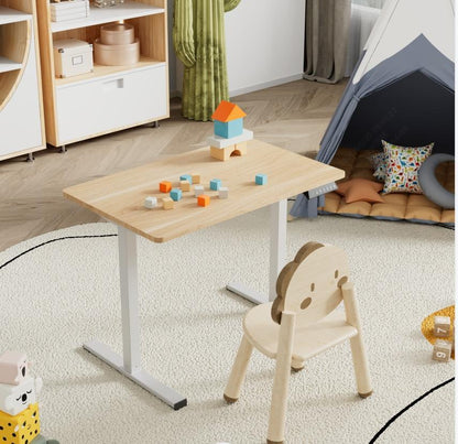 ya 15 10.20 Children's Adjustable Height Office Desk Upright Gaming Office Desk