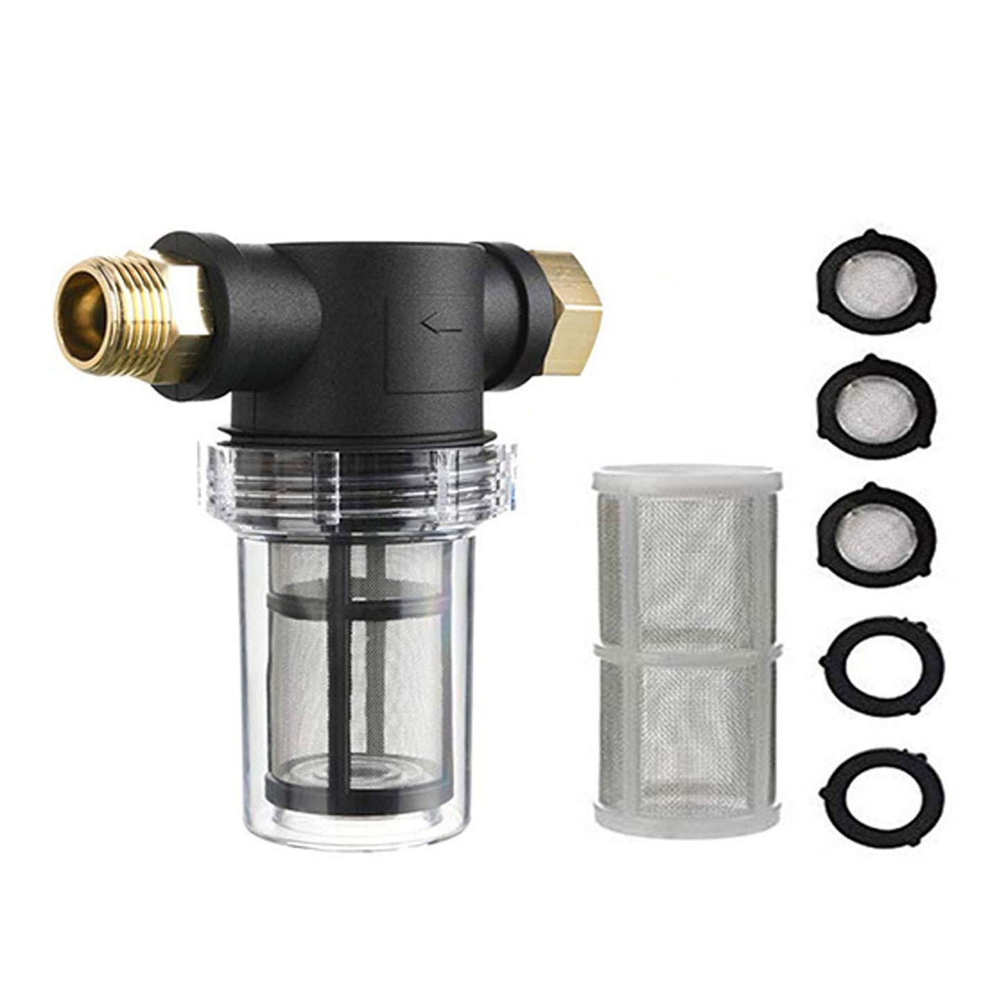 ya 14 Garden Hose Filter For Pressure Washer Inlet Water Inline Sediment Filter