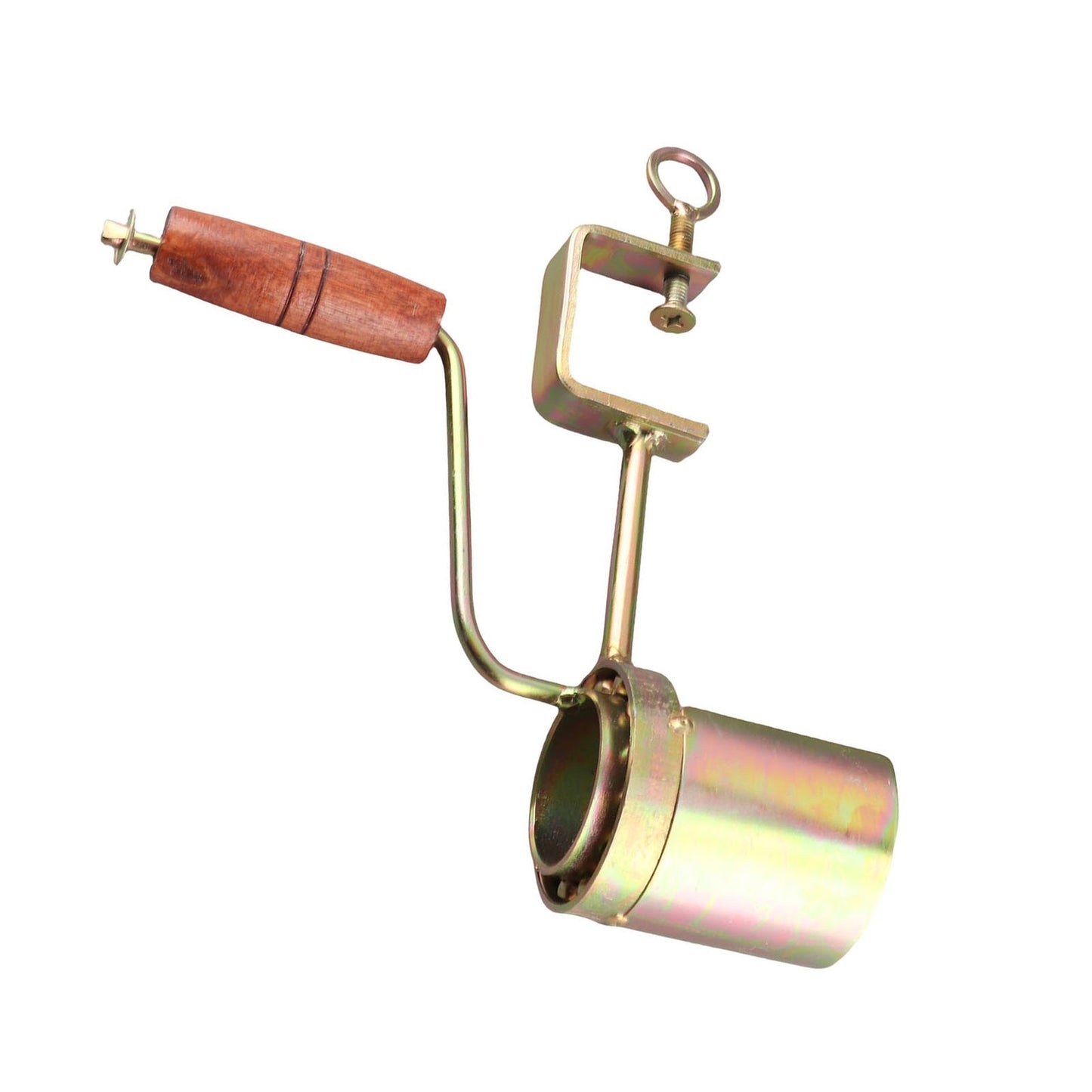 ya 26 Hand Crank Corn Thresher Efficient Peeling Firm Clamping Comfortable Wood