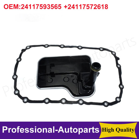 ya 5 6.15 24117593565Transmission Filter With Gasket for BMW E90 E91 E92 328i 128i xDrive