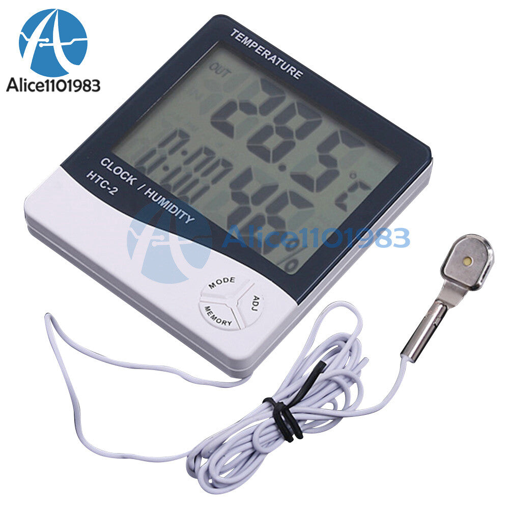 ya 14 Inside And Outside The Home Electronic Hygrometer Thermometer Pision HTC-2