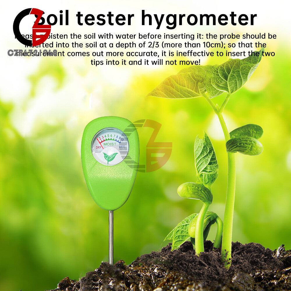 ya 26 Soil Moisture Sensor Meter Outdoor Flower Plant Humidity PH Testing Hygrometer