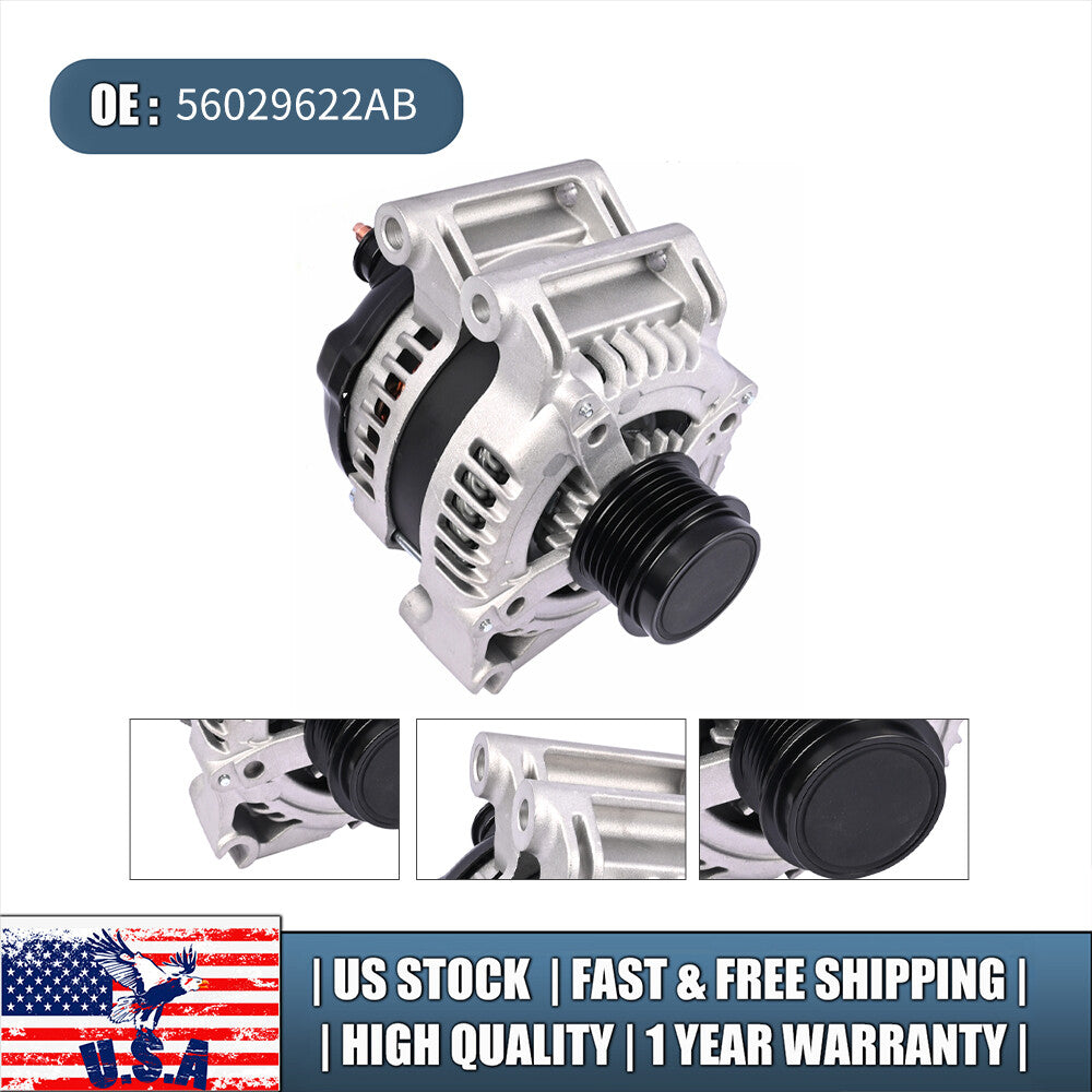 ya 27 7.2 New Alternator 160A 12V for Chrysler 200 2015 2016 2017 V6 3.6L