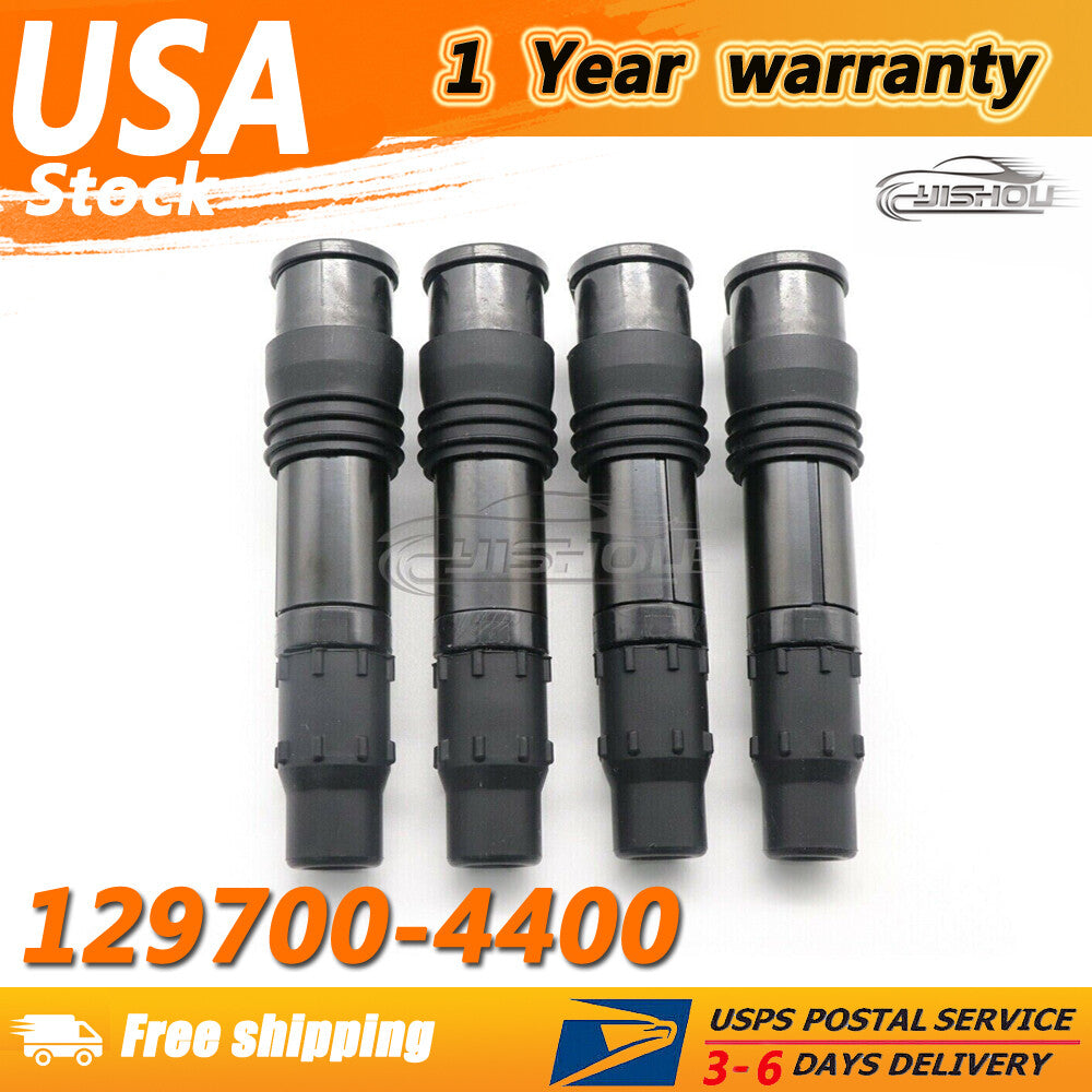 ya 4 6.22 4PCS 129700-4400 Ignition Coils Packs for Suzuki GSX1300R Hayabusa 99-09&11-12