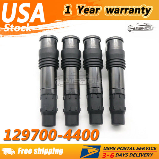 ya 4 6.22 4PCS 129700-4400 Ignition Coils Packs for Suzuki GSX1300R Hayabusa 99-09&11-12