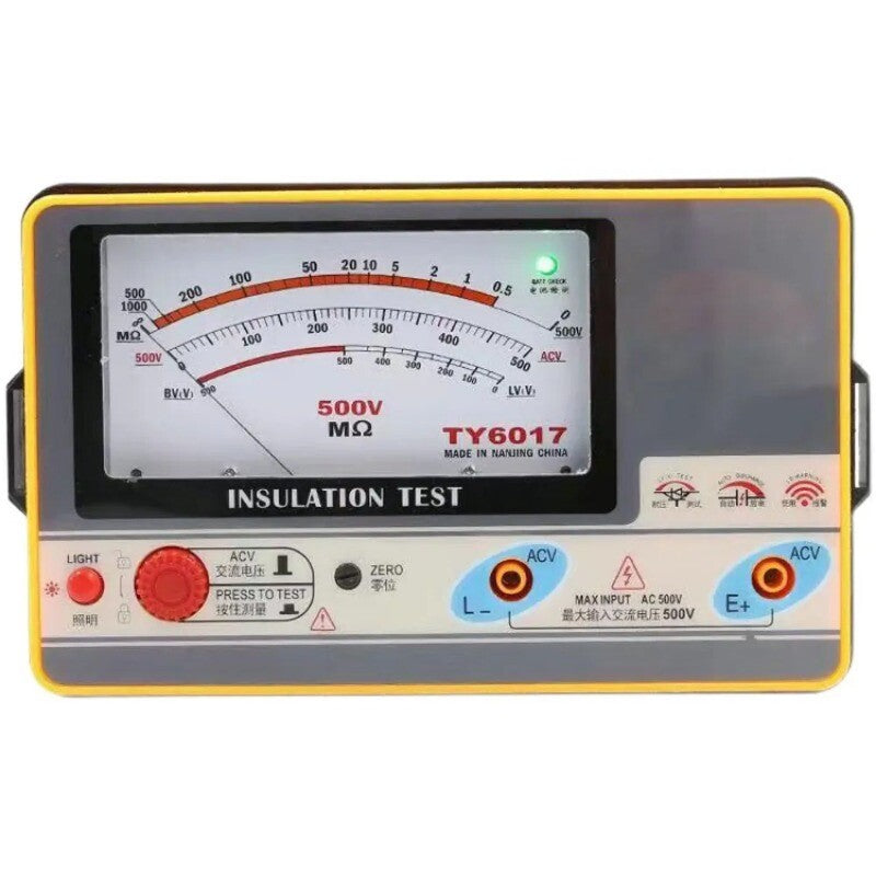 Pointer Insulation Resistance Tester Electronic Hand Shake Megohmmeter Machine