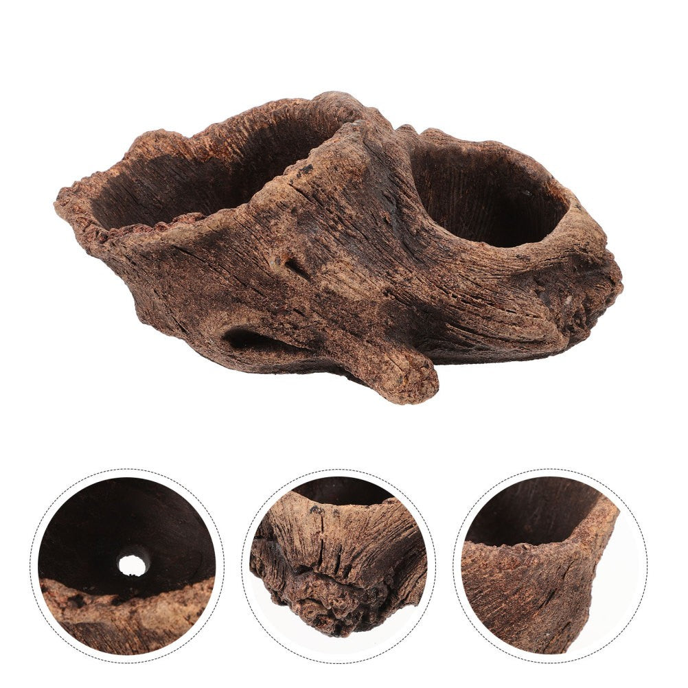 ya 14 Imitation Tree Root Planter Flower Pots Wooden Planters for Outdoor Plants