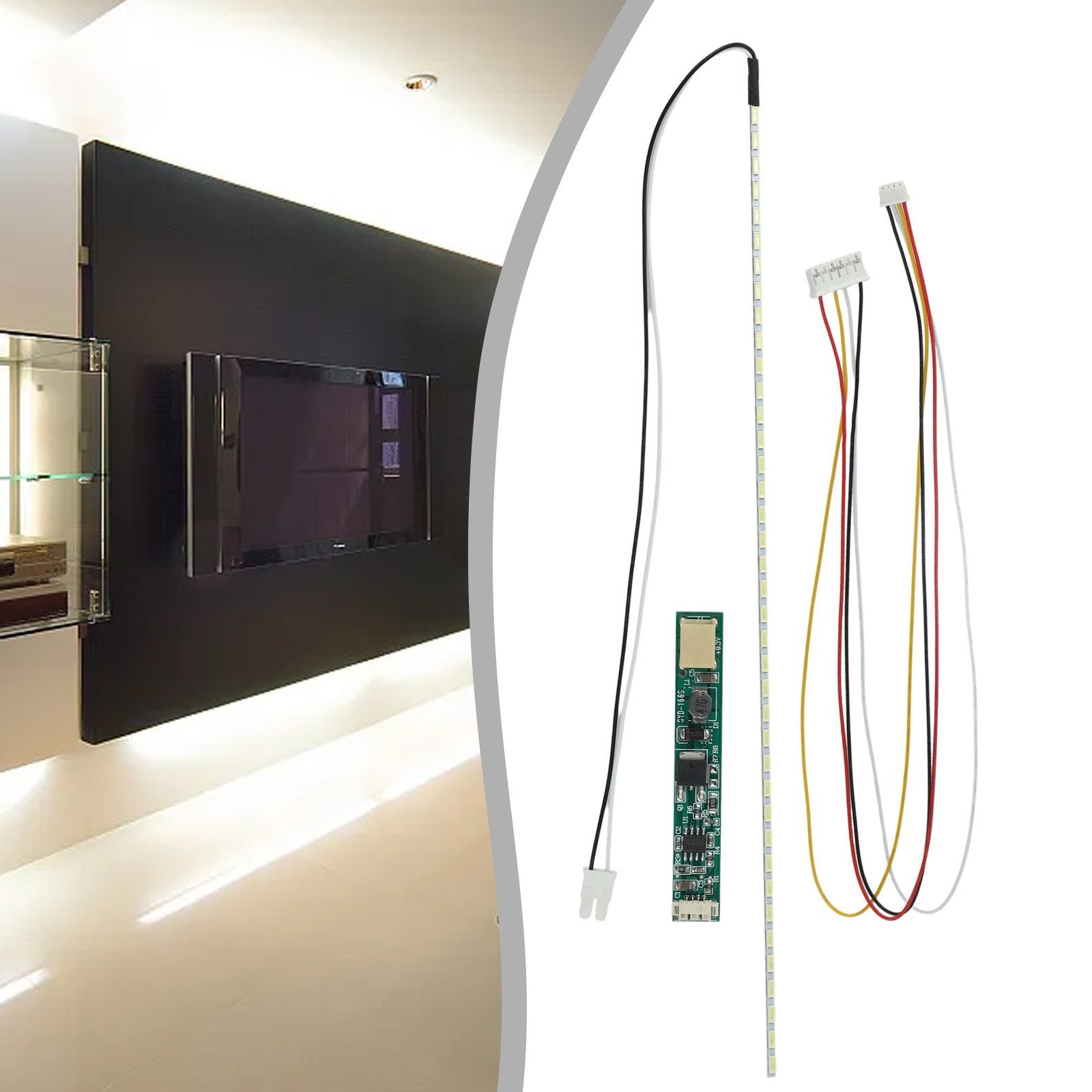 ya 16 220mm LED Backlight Strip Kit for 10 4 inch LCD Screen Replacement and Upgrade