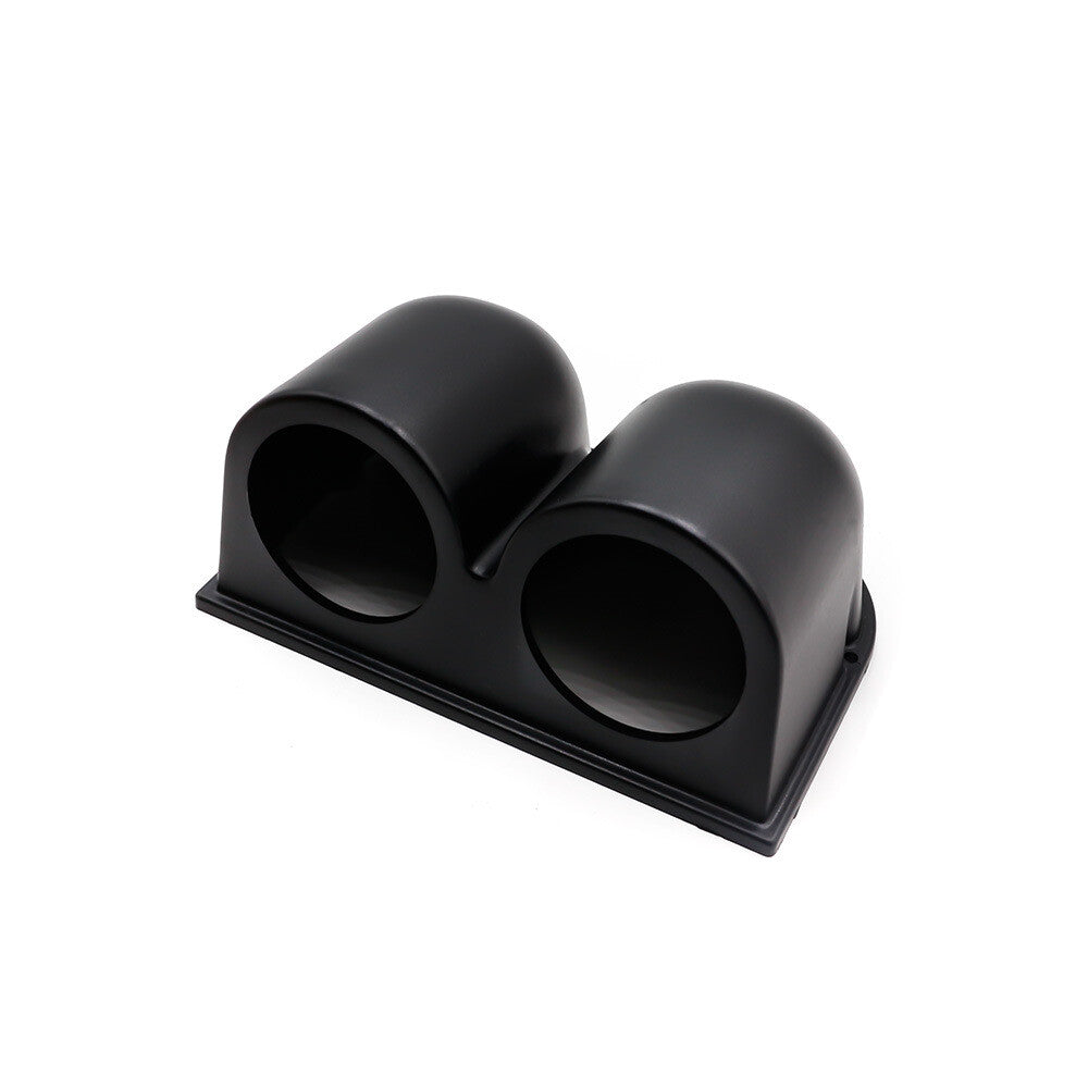 ya 5 8.7 2 52mm Universal Black 2 Dual Hole Dash Gauge Pod Car Meter Mount Holder Cup