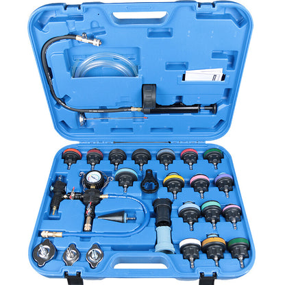ya 14 28Pcs Universal Radiator Pressure Tester Vacuum Type Cooling System Test Deto