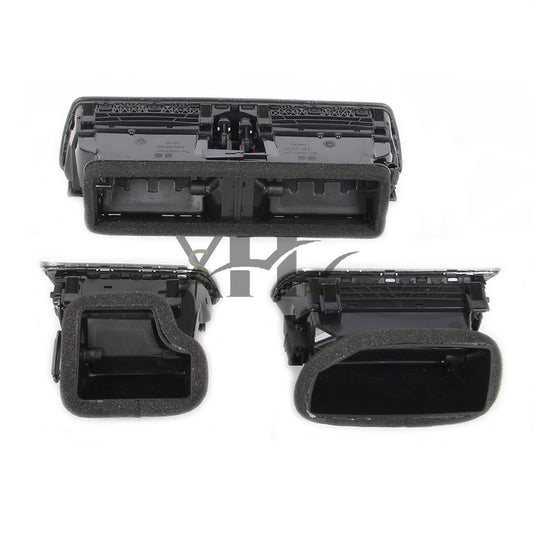 ya 9 6.5 3pcs Dashboard AC Air Vent Kit Fit for VW CC for Passat 09-17