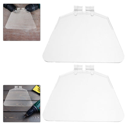 ya 17 2 Pcs Plastic Protive Sheet Man Adjustable Guard Storage Stand