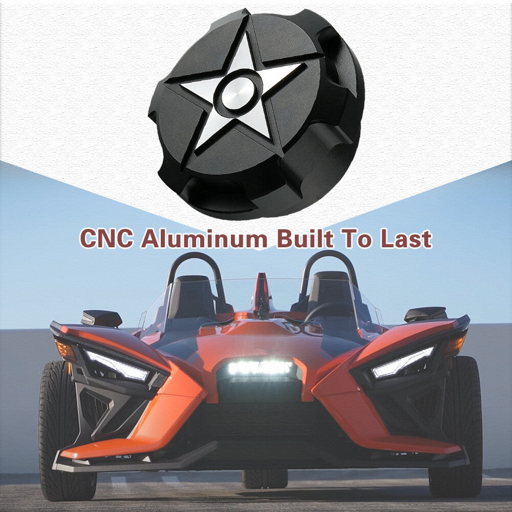 ya 5 8.7 Aluminum Gas Cap Fit for Polaris Slingshot SL LE R S SLR Grand Touring 2015-2024
