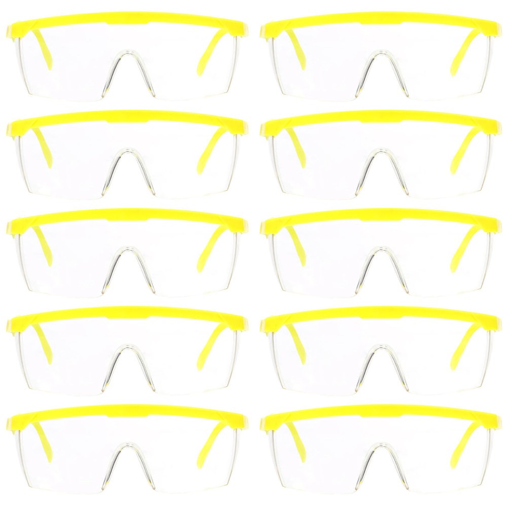 ya 1 7.13 12 Pcs Protective Eyewear Glasses Eyeglass Safety Goggle Dust Goggles for Men