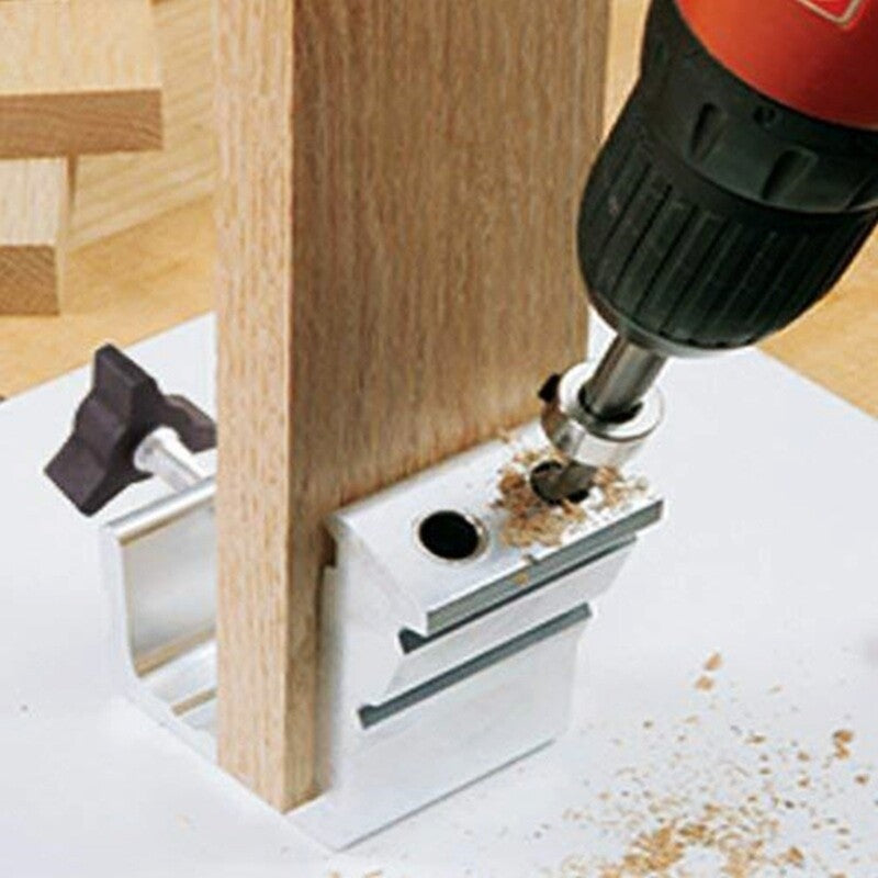ya 17 Professio l Pocket Hole Jig Kits 15¡ãWoodworking Inclined Hole Locator Tool