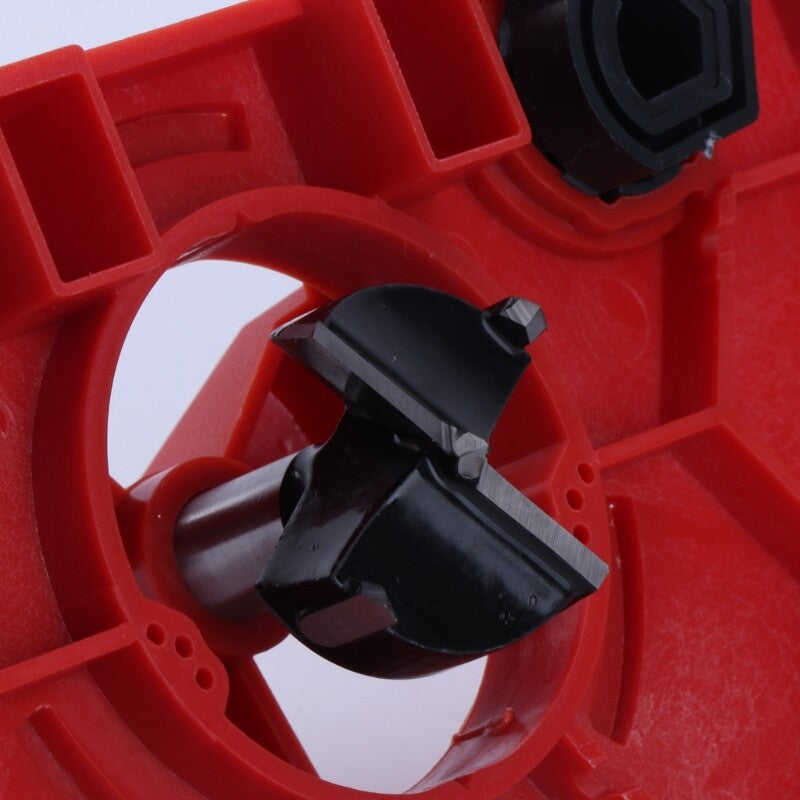 ya 17 Woodworking 35mm Hinge Hole Drilling Guide Locator Hinge Drilling Jig Drill Bits